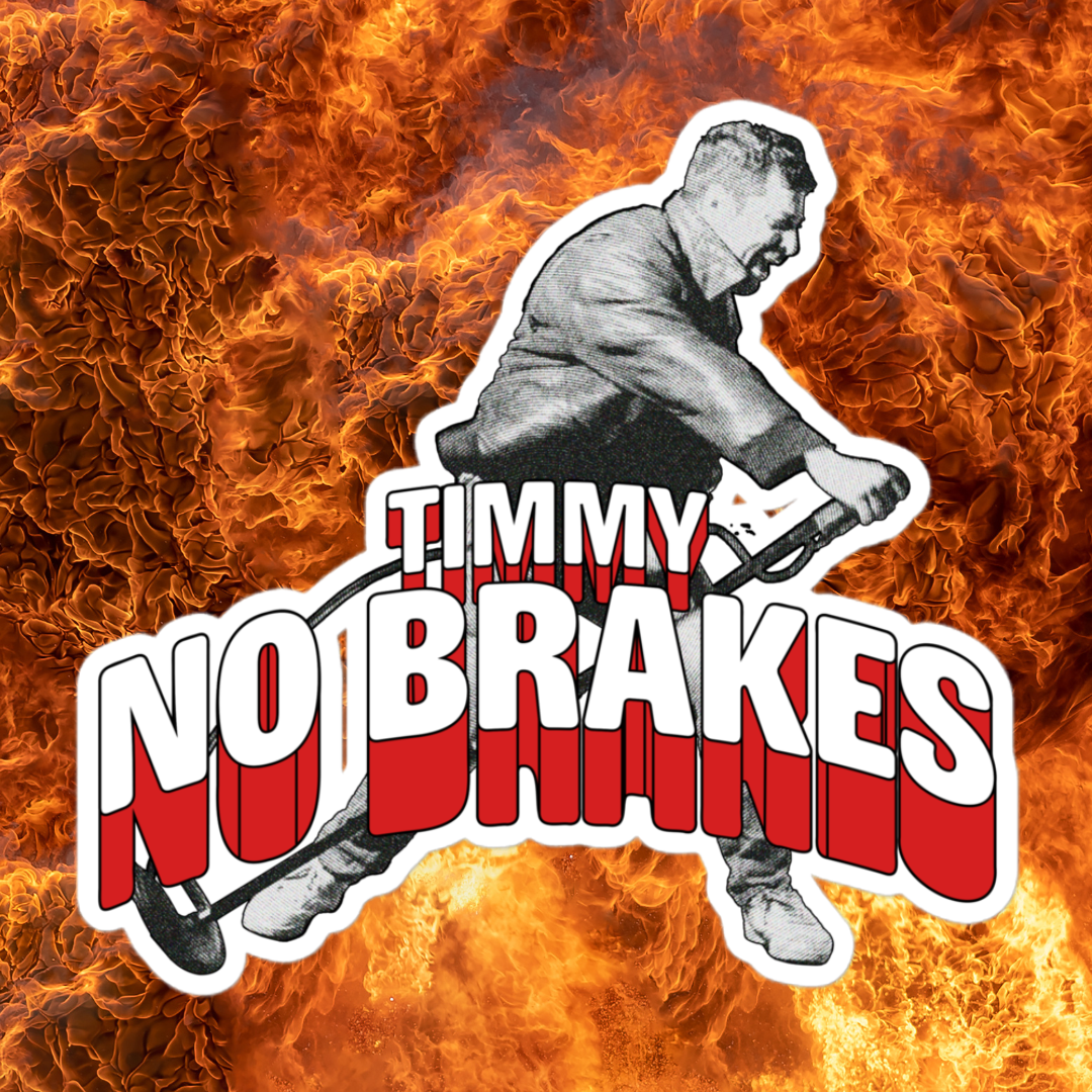 No Brakes Sticker
